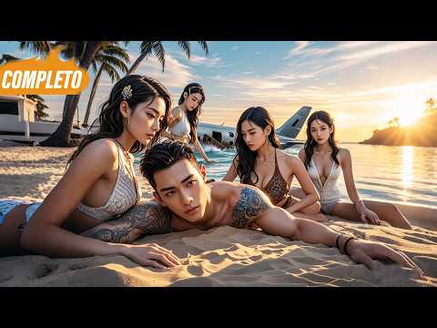 Joven cae en isla desierta: ¡7 salvajes hermosas! De pronto, ¡despiertan sus superpoderes!