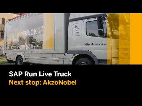 SAP Run Live Truck - next stop: Akzo Nobel