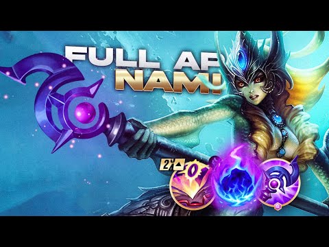 Limit Testing With FULL AP Nami Support - League of Legends
