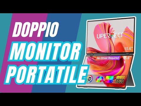 QUESTO DOPPIO MONITOR PORTATILE è una RIVOLUZIONE? UPERFECT Delta 15.6"