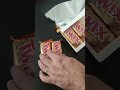 ASMR Huge Chocolate Twix Unboxing 🫵🫵