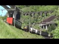 TTR224 Swiss Railways filmed from the air - the Gotthard mountain railway
