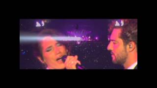 DAVID BISBAL &amp; INDIA MARTINEZ OLVIDE RESPIRAR / Live Madrid 2014