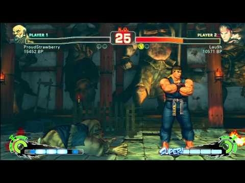 SSF4 Rank Match  ProudStrawberry (GK)  vs  Lau9h (RY)