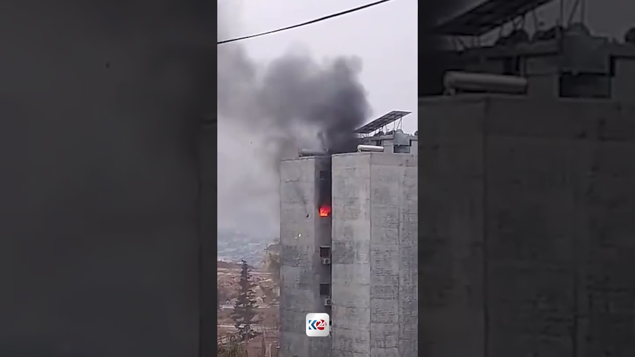 ڤیدیۆ | بۆردوومانکردنی باڵەخانەیەکی نیشتەجێکردن لە گەڕەکی شێخ مەقسودی حەلەب لەلایەن هێزەکانی حکوومەتی سووریا