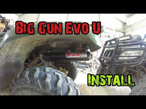 Big Gun Evo U Install on Honda Rancher