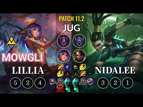 VIT Mowgli Lillia vs Nidalee Jungle - KR Patch 11.2