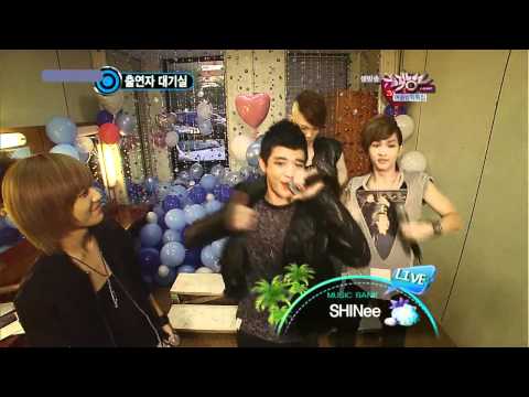 [100820] SHINee - Backstage (KBS Music Bank)