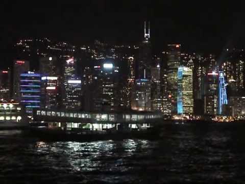 Световое Шоу на набережной Виктория, Гонконг