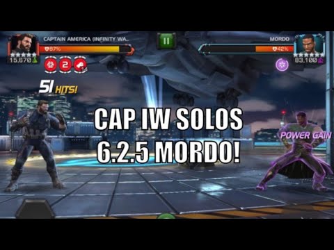 Captain America Infinity War SOLOS Act 6.2.5 Mordo: EASY One-Shot! | Marvel Contest of Champions