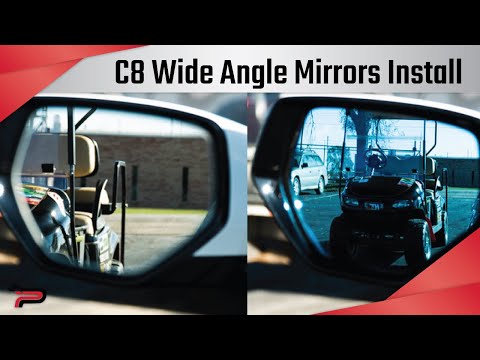 Paragon Performance C8 Corvette Wide Angle Mirrors Install!