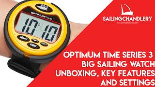 Optimum Time Series 3 Big Sailing Watch: Unboxing, Key Features and Settings