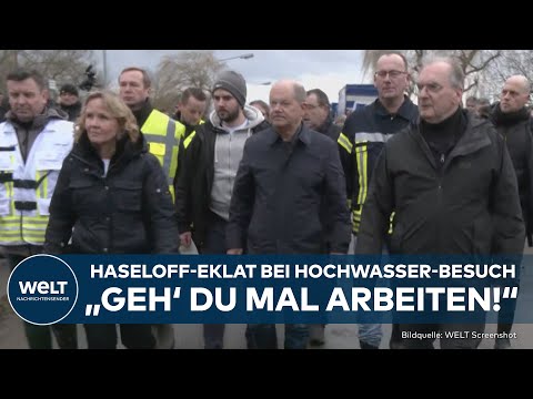 HOCHWASSER: Heftige Pöbelei gegen Anwohner! Scharfe Kritik an Reiner Haseloff in Sachsen-Anhalt