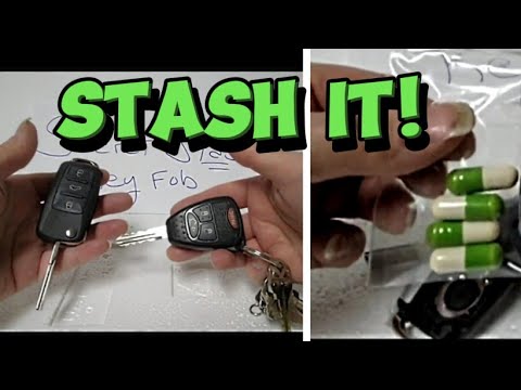 Secret Stash Key Fob DEMONSTRATION & REVIEW