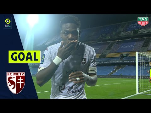 Goal Aaron LEYA ISEKA (50' pen - FC METZ) MONTPELLIER HÉRAULT SC - FC METZ (0-2) 20/21