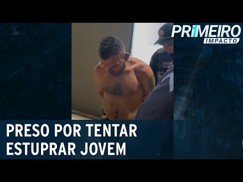 Jovem é atacada em banheiro e suspeito é agredido por clientes | Primeiro Impacto (25/11/22)