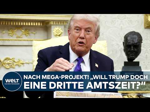 DONALD TRUMP: Kritiker beäugen Trumps Mega-Projekte! "Will er doch eine dritte Amtszeit?"