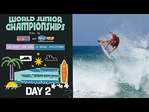 🔴 LIVE - WSL World Junior Championships Philippines presented by Purefoods and Magnolia - Day 2