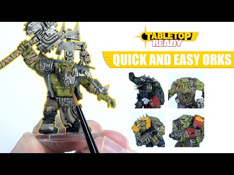 How to Make your Orkz Much Easier and Quicker to Paint