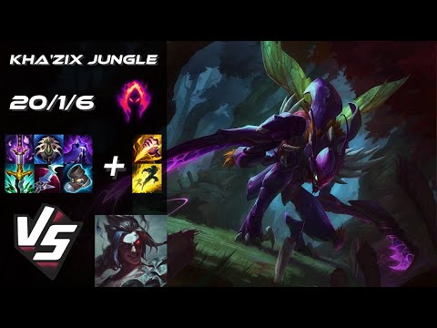 JUNGLE Kha'Zix vs Kayn - NA Grandmaster Patch 14.12