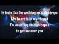 The Script - Man on a Wire (Lyrics) - YouTube