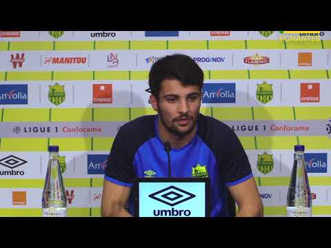 Léo Dubois avant Stade Malherbe de Caen - FC Nantes