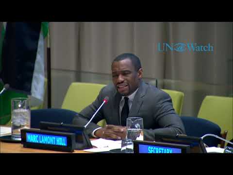Marc Lamont Hill speaks at UN_#93