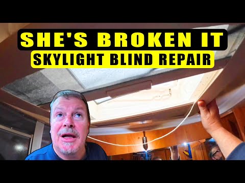 MOTORHOME DIY | Dometic (Seitz) Skylight Blind Repair