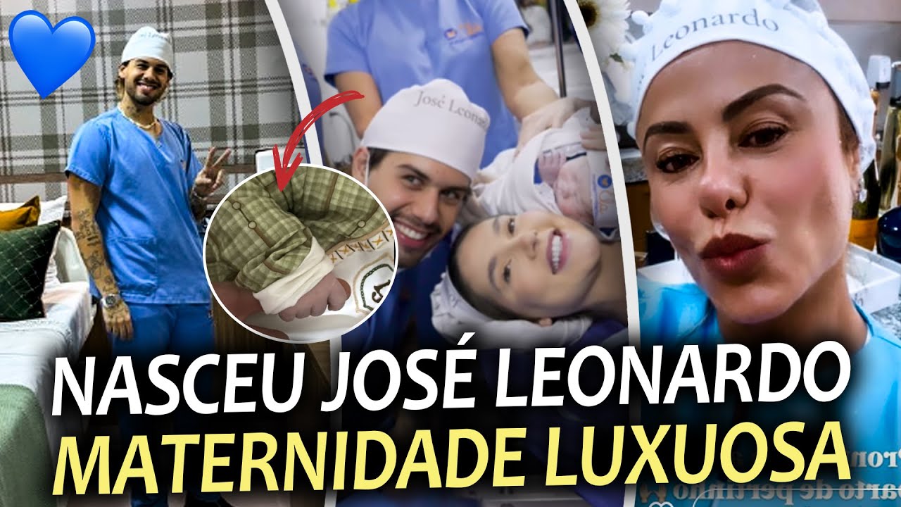 😮 NASCEU O JOSÉ LEONARDO, FILHO DE VIRGINIA FONSECA E ZÉ FELIPE EM MATERNIDADE LUXUOSA...