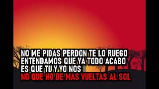Grupo Niche - No Me Pidas Perdon - Karaoke