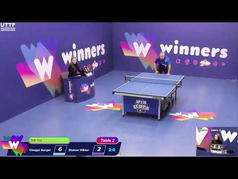 WINners CUP table 2  13.01 Chugai Sergei - Ziakun Viktor  22:30