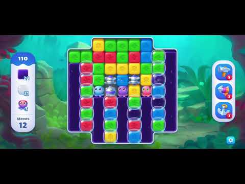 FISHDOM BLAST LEVEL 110 ~ No boosters