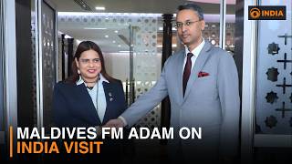 Maldives FM Adam on India visit & more news | DD India NewsHour | 10 AM IST