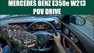 Mercedes Benz E350e W213 POV Drive