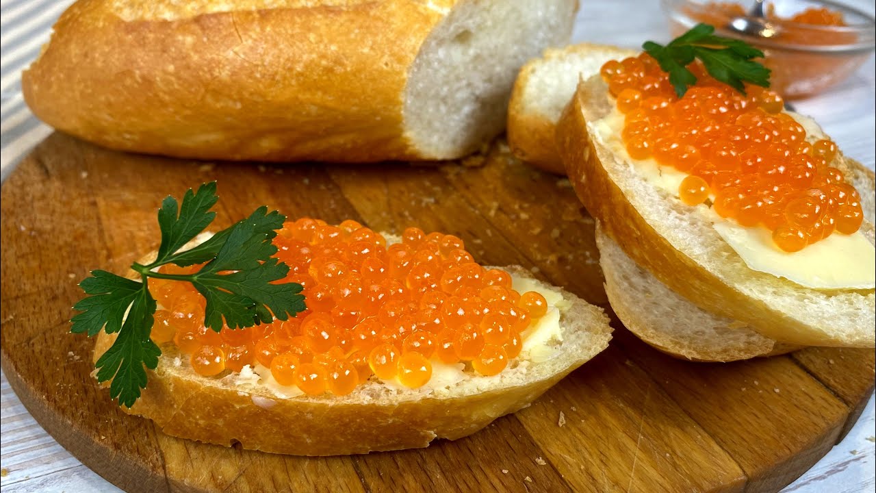 Как засолить красную икру! Быстро, вкусно и очень просто!