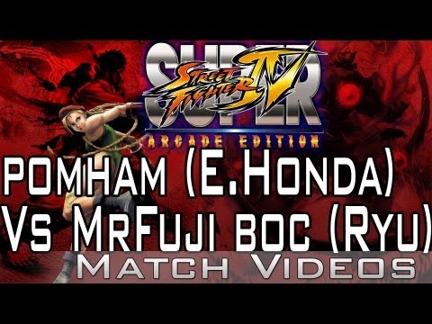 pomham (E.Honda) Vs MrFuji boc (Ryu) SSF4 AE 2012 Match Video 1080p HD Super Street Fighter 4