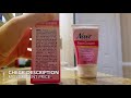 How To Use Nair Hair Remover Face Cream Moisturizer Review