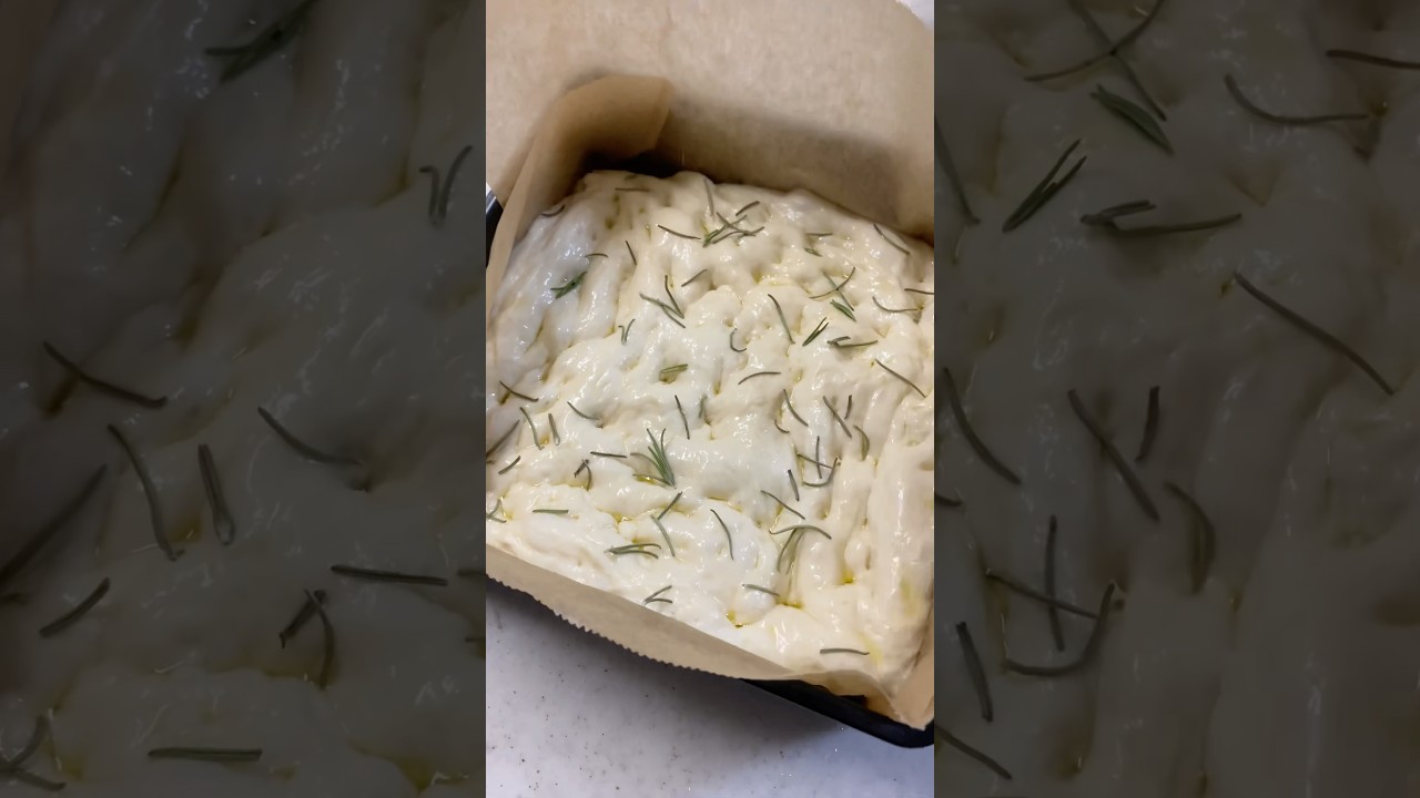 捏ね作業ナシ！簡単すぎるフォカッチャの作り方
