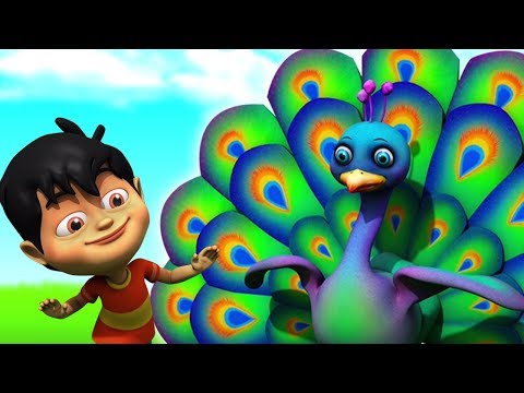 Nach Re Mor Pankh Faila Ke | नाच रे मोर | Hindi Rhyme For Kids | Super Kids Network India