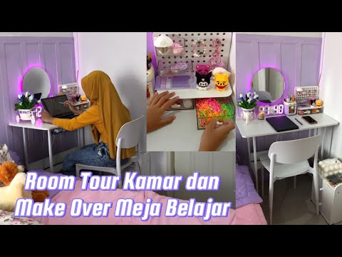 ROOM TOUR KAMAR NOURA DAN MAKE OVER MEJA BELAJAR NOURA 🥰🪷🪷🌷🌸