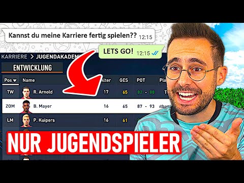 ICH SPIELE DIE KARRIERE EINES ABONNENTEN FERTIG !!! 🔥😍 FIFA 23 Jugendspieler Sprint To Glory