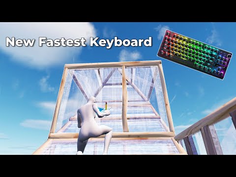 Trying the NEW Fastest Keyboard in Fortnite I Razer Huntsman V3