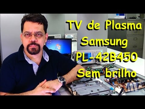 TV de Plasma Samsung PL42B450 Sem brilho
