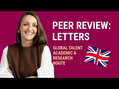 Global Talent Peer Review: Letters of recommendation explained