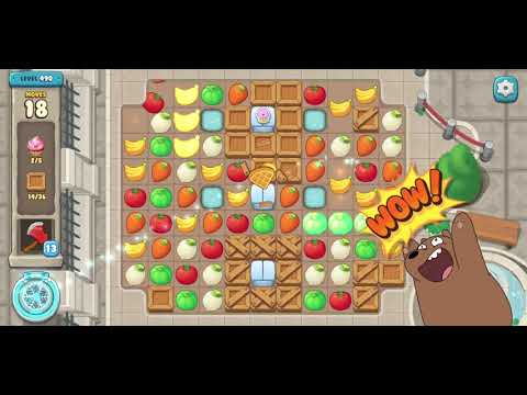 We Bare Bears Match3 Repairs Level 490 - No Boosters