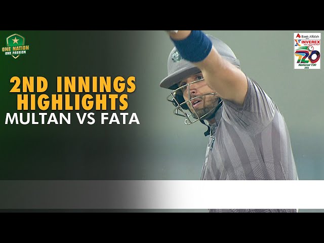 2nd Innings Highlights | Multan vs FATA | Match 26 | National T20 Cup 2025 | PCB | M2L1A