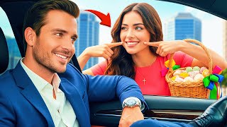 MILLONARIO SE ENAMORA DE LA SONRISA ENSAYADA DE UNA VENDEDORA DE DULCES EN LA VENTANA DE SU AUTO