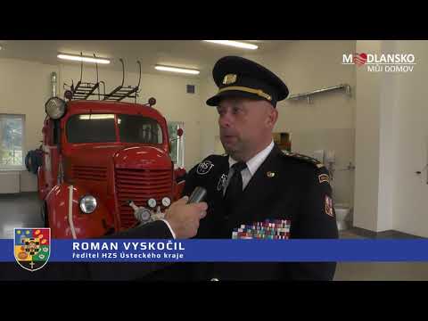 MODLANY slavnostní otevření nové hasičské zbrojnice