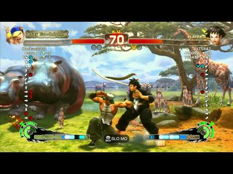 SSF4 AE: Markun2009 (Yun) vs Haitani (Makoto) - Ranked Match (720p HD)