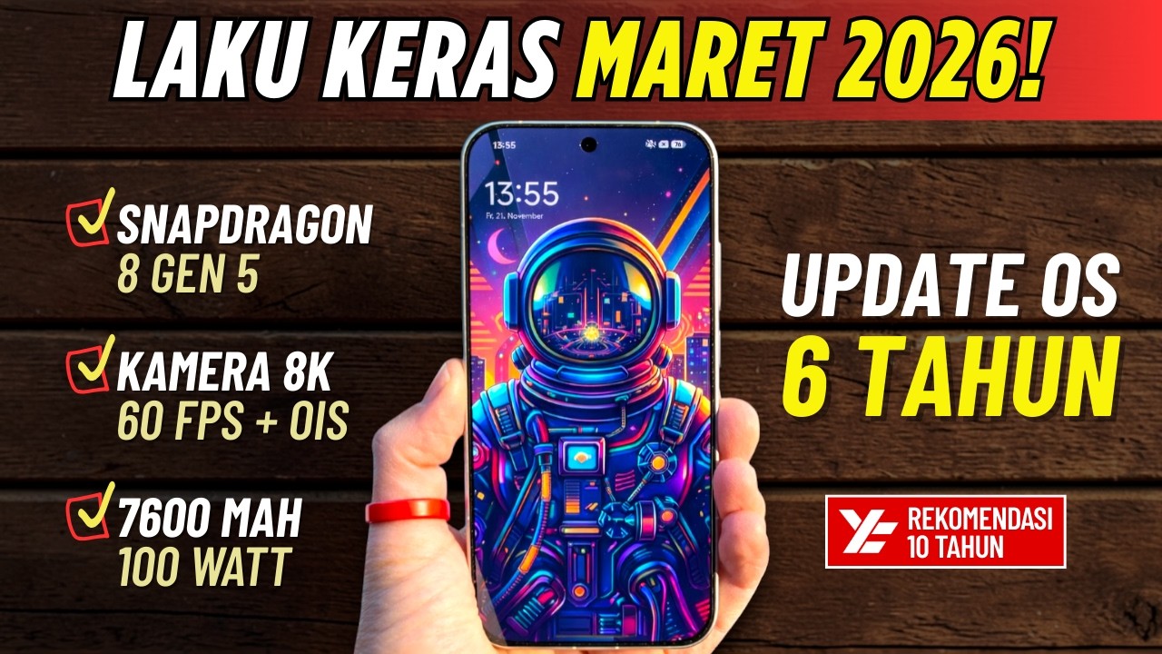 Kenapa Semua Orang Beli Ini⁉️ 5 HP PALING LAKU KERAS MARET 2026